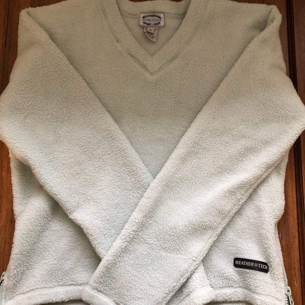Women's Alpine Fleece Crew Neck Sweater - Light Blue